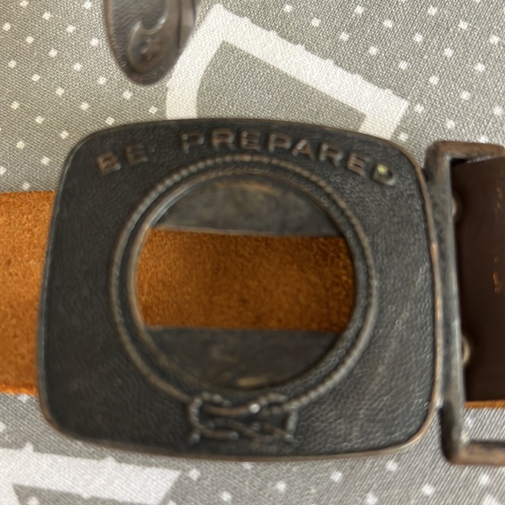 🌟HOST PICK🌟Vintage Boy Scouts leather belt - Picture 11 of 12